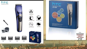 Authentic HTC AT-228B Rechargeable Hair Trimmer - Hair Cutting Machine (Gunting Rambut)