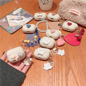 Cute Cat Cartoon Creative iKF minus Bluetooth Earphone Case Protective Cover Soft TPU Apple Compatible Digital Accessories