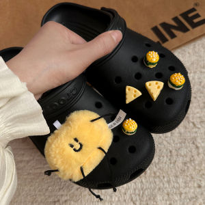 7Pcs Melard color Kapibala  Plush   Button Shoes Cute Croc Charms Decorations Accessories Shoes Charm Deco Jibbitzz Croc Shoes Diy Charms