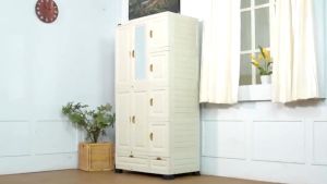 Lemari Plastik 3 Pintu Napolly & MIDICAB-3408 DC ION