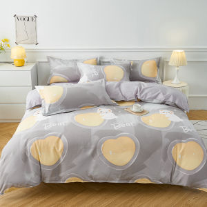 Modern Simple Pure Cotton Bedding Set 2mX2.3m Quilt Cover Included 4-Piece Bedding Set Warm Retention Non-Disposable Chinese Jiangsu