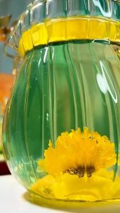 Trà hoa cúc đường phèn mật ong -  trà hao cúc viên nén loại 1 giúp ngủ ngon