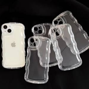 Ốp Điện Thoại iPhone Trong Suốt Mềm Mại Cao Cấp Chống Sốc Silicon Air Plus 11 12 Xr Xs Thiết Kế Sóng Gợn Trong Suốt Chống Xước Chống Bụi