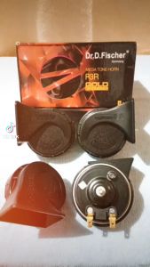 Klakson Keong Dr.D.Fischer 12volt 118dB - Low High Mega Tone Snail Horn F3R Gold Edition