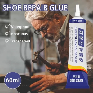 Durable 60ml Strong Shoe Adhesive Waterproof Repair Glue Cobbler Boot/Factory-Grade Bonding Liquid/Leather Sole Fixative