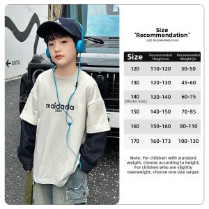 Boys Two-Piece Illusion Hoodie Spring/Fall 2026 New