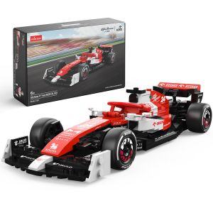 RASTAR 1:24 Alfa Remeo F1 C42 Race Car Model Building Kit Formula 1 Collectible Sports Car Construction Set with 340 Pcs Bricks Gifts for Boys and Girls