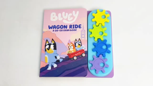 Bluey Wagon Ride Go Go Gear Sound Book To Play & Read Stories (Hardcover) For Kids