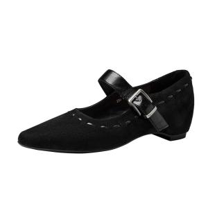 FOXER | Vintage French Mary Janes Shoes with Heel Height Adjustment and Buckle Detail