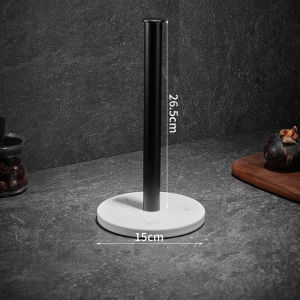Nordic Marble Paper Towel Holder Kitchen Paper Roll Holder Vertical Napkin Holder Plastic Wrap Storages Things For the Home Bath
