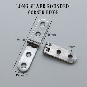 180Degree Foldable Hinge Flap Screw-On Hinges for Sewing Machine Cabinet Rounded Corner Buffer Hinge Furniture Hardware2/6/12pcs