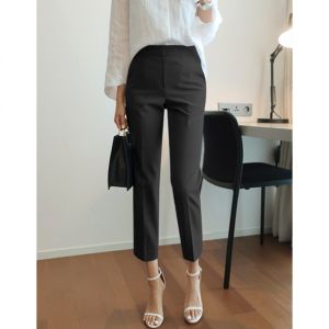 PIAOYA | Intelligent Small Figure Spring Autumn 9/10th Straight Cut Pants