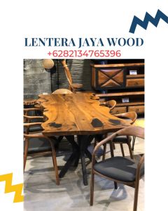 Lentera Jaya Wood Kursi makan minimalis kayu jati