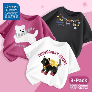 JEANSWEST SPORT | Girls Cotton Short Sleeve T-Shirt