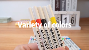 Z-Gadget⚡12/24/48/80 Acrylic Marker Pen Colour Marker Pen Acrylic Paint Marker Set Art Waterproof Markers Kids Drawing Painting Pen Graffiti For Stone Ceramic Glass Wood Manga Art