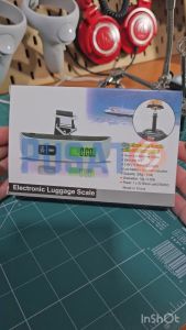 Timbangan Koper Electronic Silver Luggage Scale Travel BEST PEODUCT