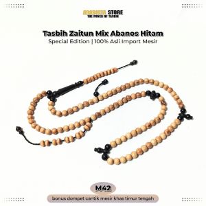 Tasbih Zaitun Mix Abanos Import Mesir
