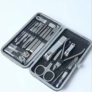 19pcs Nail Clippers Set Manicure Pedicure Kit Stainless Steel Toenail Clipper Cutters Kits for Home Workplace Gift Giving Salon