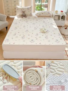 MENGWEIJUE | Summer Cool Ice Silk All-around Dustproof Bedskirt