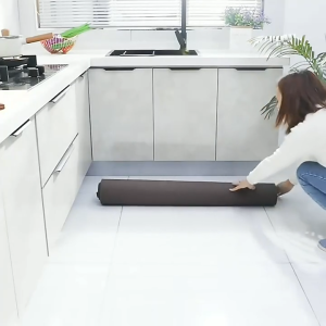 Specool® Freely Cutable Floor Mat for Kitchen / Entrance Waterproof Home Carpet Scrubbable Bathroom Mats Pet Rug