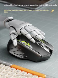 Phụ Kiện Máy Tính Không Dây KUNYI 316 Dual Mode Mechanical Gaming Mouse Wireless Bluetooth Có Thể Sạc Bộ Máy Tính Để Bàn Laptop