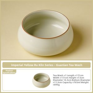 SHUANGYU | High-end Household Tea Accessories Tea Water Bin