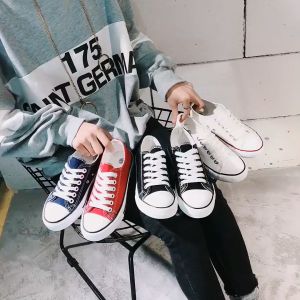 พร้อมส่งจากไทย รุ่นQ108 รองเท้าคัชชูผู้หญิง รองเท้าผ้าใบย้อนยุค รองเท้าลำลอง 36 - 44 รองเท้าไซส์ใหญ่ แฟชั่นแมทช์ลุคง่าย น้ำหนักเบาใส่สบาย