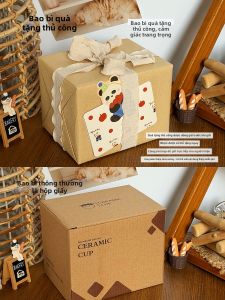 Tách Sứ Thiết Kế Mèo Thời Trang Có Nắp