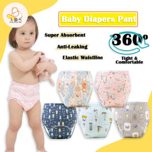 ABS Baby Potty Training Underwear Soft Washable Reusable Diaper Pant  6 Layers Anti-Leaking Seluar Bayi Belajar Kencing Kuat Serapan Mudah Basuh 可水洗儿童训练裤