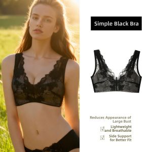 GAINREEL | Breathable Lightweight Bust Minimizing Large Size Bra