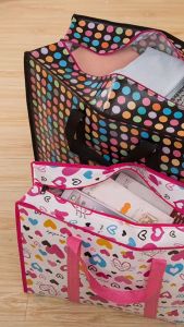 Murah Banget - Tas Kain Karung Travel / Tas Belanja dan Laundry Portable
