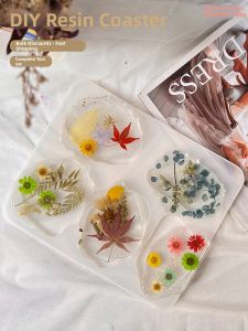 Irregular Silicone Mold Crystal Epoxy Flower Specimen Coaster