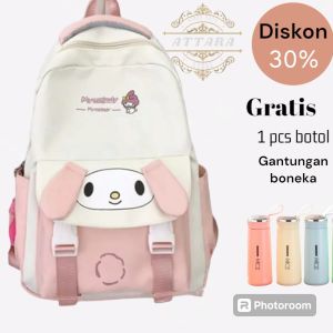Tas Ransel Anak Karakter Lucu | Tas Sekolah Anak Cewek Cowok | Bonus Botol Minum | Bisa COD