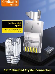 Choseal | Shielded CAT7 Crystal Head RJ45 Connector
