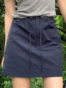 High Waist Thin Summer Short Skirt Women plus Size Fashion Slimming Casual A-Line Mini Skirts for Younger Women in 2025