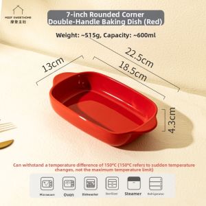 MODERN SWEETHOME | Oven Microwave Ceramic Baking Dish