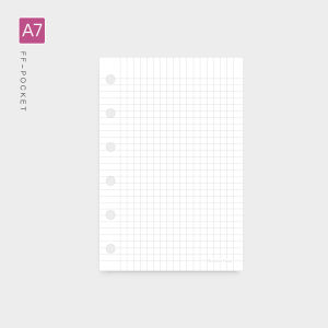 PINKLINE Pure Grid Refillable Wide Edition A6 A7 A8 M5 Rare PW Handmade Notebook Planner Refill Pages Business Supplies