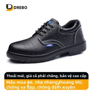 DREBO | Giày Bảo Hộ Nam Nhẹ Chống Đâm Xuyên Bền Bỉ