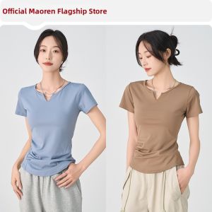 MiiOW | V-neck Slimming Yoga T-shirt
