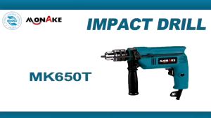 MONAKE Mesin Bor 13mm Impact Drill Tangan Listrik Electric Drill Koper Set Besi Bor Beton Kayu Tembok Putaran Bolak balik Full Tembaga