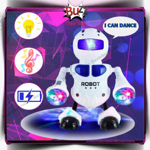 Dancing Robot Joget Mainan Anak Dance Musik Lampu Goyang