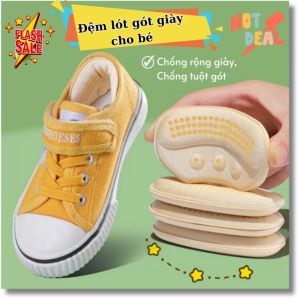Lót gót giày trẻ em 4D giảm size bảo vệ gót chân. Đệm lót gót giày cho bé chống tuột gót masage gót giảm size giày