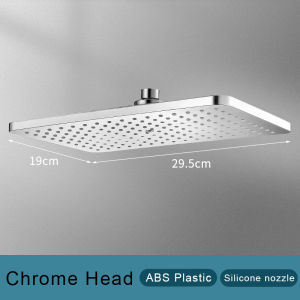 Black Golden Shower Head Rainfall Shower Faucet Head Large Flow Rainfall Showerhead ABS Handshower Faucet Accessory