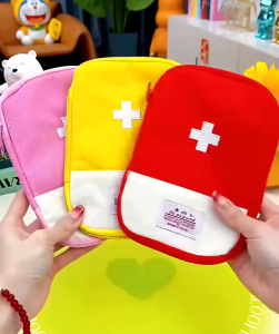 【Portable】Medicine Bag First Aid Kit Travel Outdoor Emergency Storage Pill Case Emergency Kit