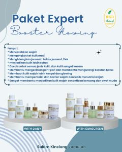 PAKET EXPERT BOOSTER GLOWING RCI SKINCARE RACIKAN IJO | paket expert