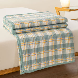 Double-Sided Pure Cotton Quilted Bedding Tatami Mosquito Net Single Mattress Cover Home Use Double Bed Cover