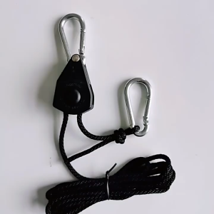 【High Quality+In Stock】Adjustable 1Pair Pulley Sling Lifting Rope Ratchet Hook Max Load 150lbs/68kg Lifter Hangers Assembly Sling Lifting Pulley Hooks