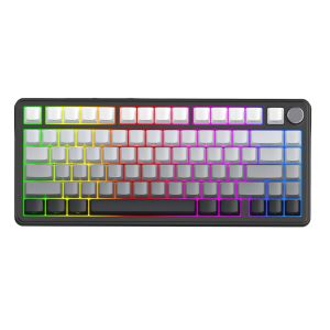 ATTACK SHARK | ATTACK SHARK X85 75% Gasket Wireless Mechanical Gaming Keyboard PBT Side-Printed Keycap Hot-Swap Linear Switch RGB