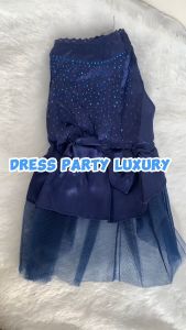 Dress Party Untuk Anjing Kucing - Pet Clothes Dog Summer Fashion Party - Dress Wedding Mewah Untuk Hewan Peliharaan - Gaun Anjing Kucing - Pet Dresses