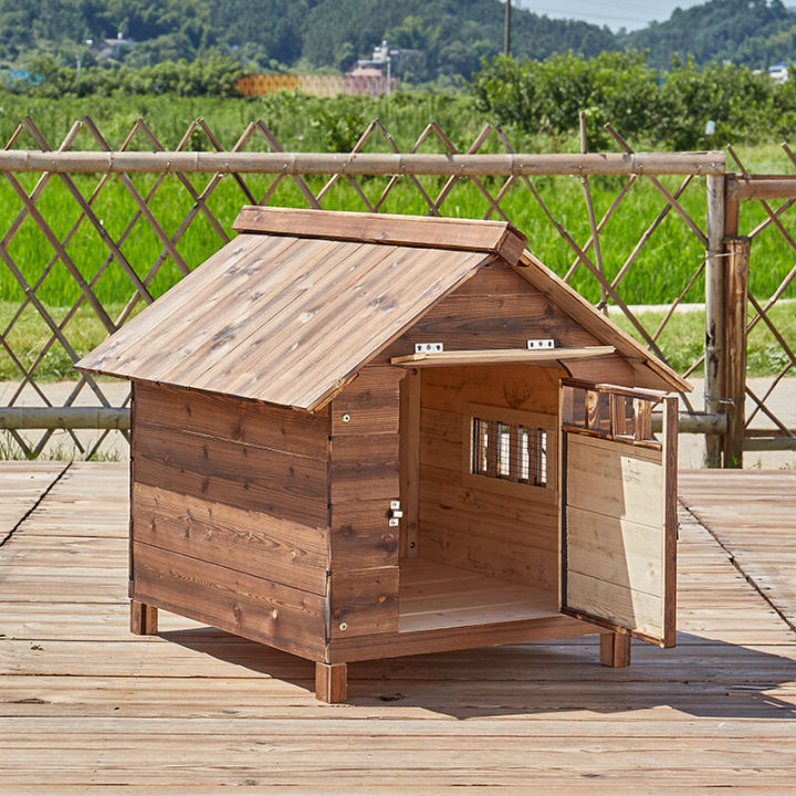 Wooden Dog Pet House Near Me Tiger Pethouse And Run Dog Kennel And